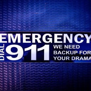 Sticker : Dial 911
